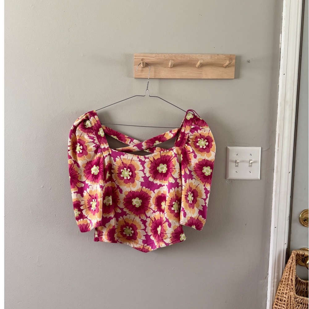 Free people "give me more" floral top